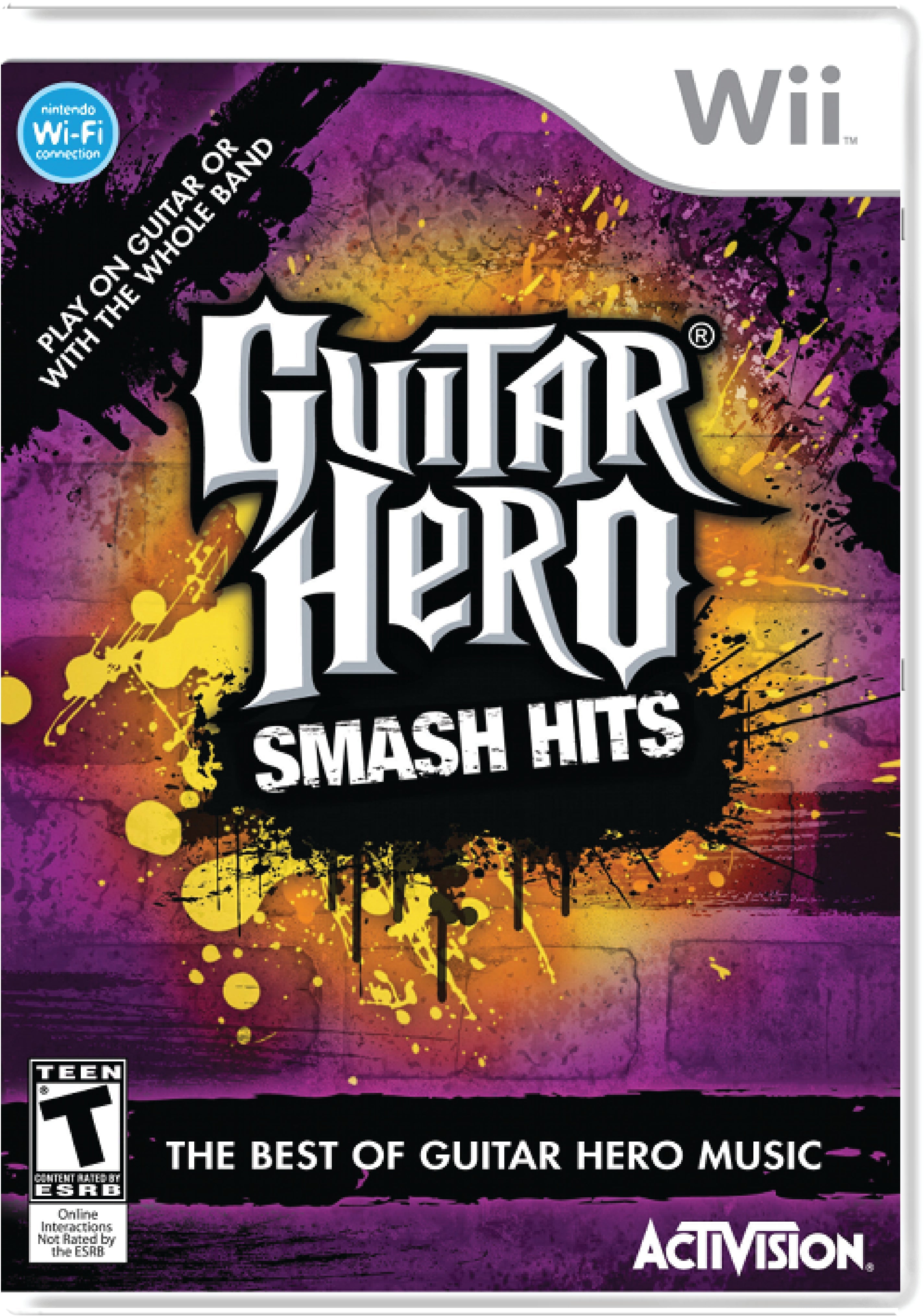 Guitar hero best sale wii guitar only