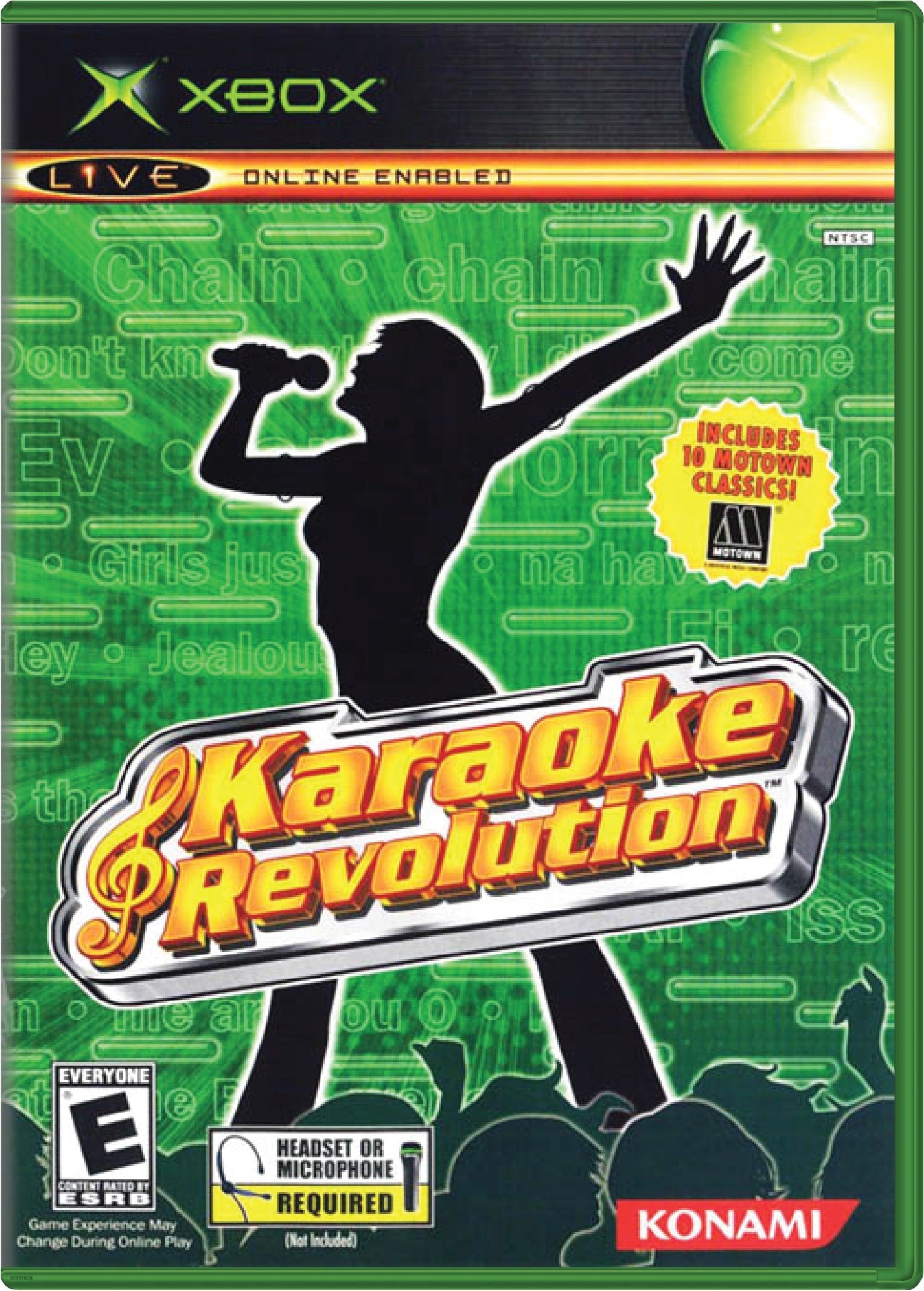 Karaoke Revolution for Microsoft Xbox TVGC