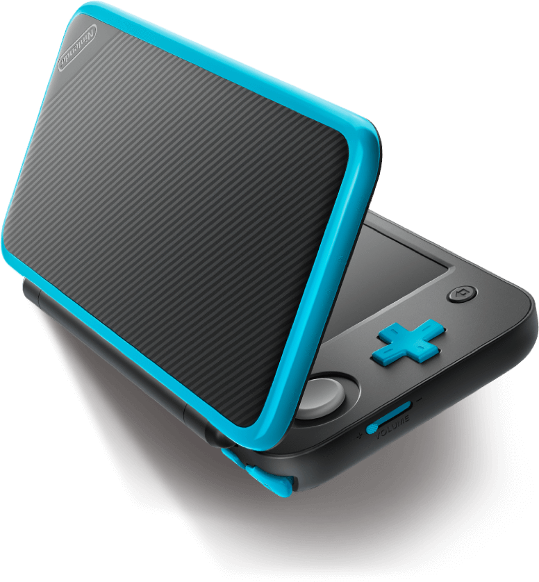 New Nintendo 2DS XL Black & Turquoise Handheld Console