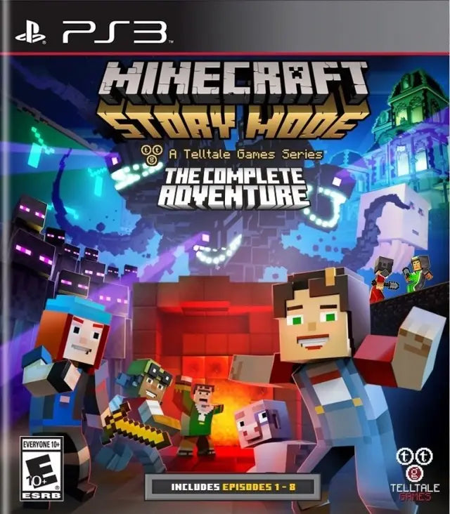 Minecraft Story Mode The Complete Adventure - Sony PlayStation 3 (PS3)