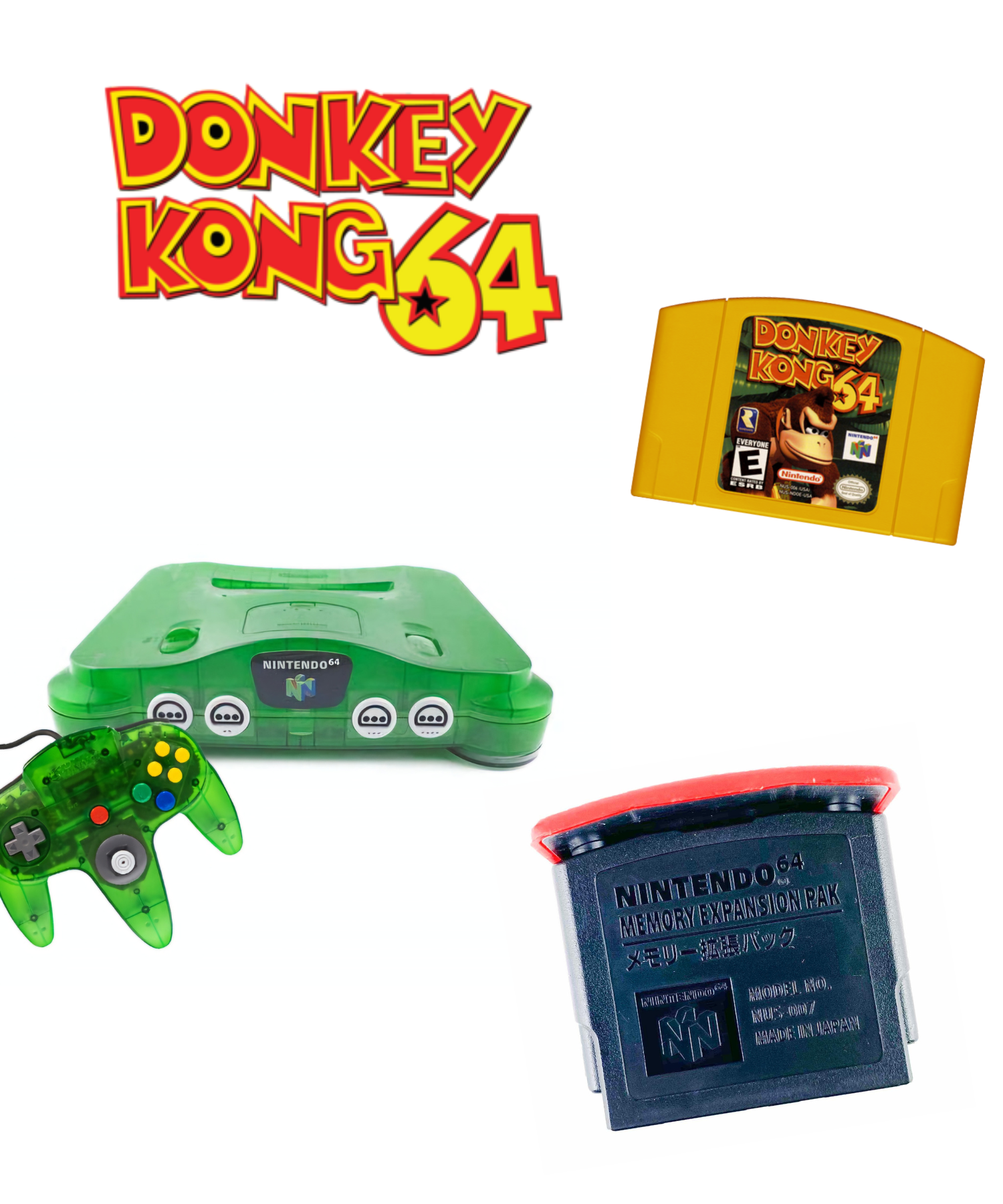 Donkey Kong 64 Jungle Green Pak - Nintendo 64