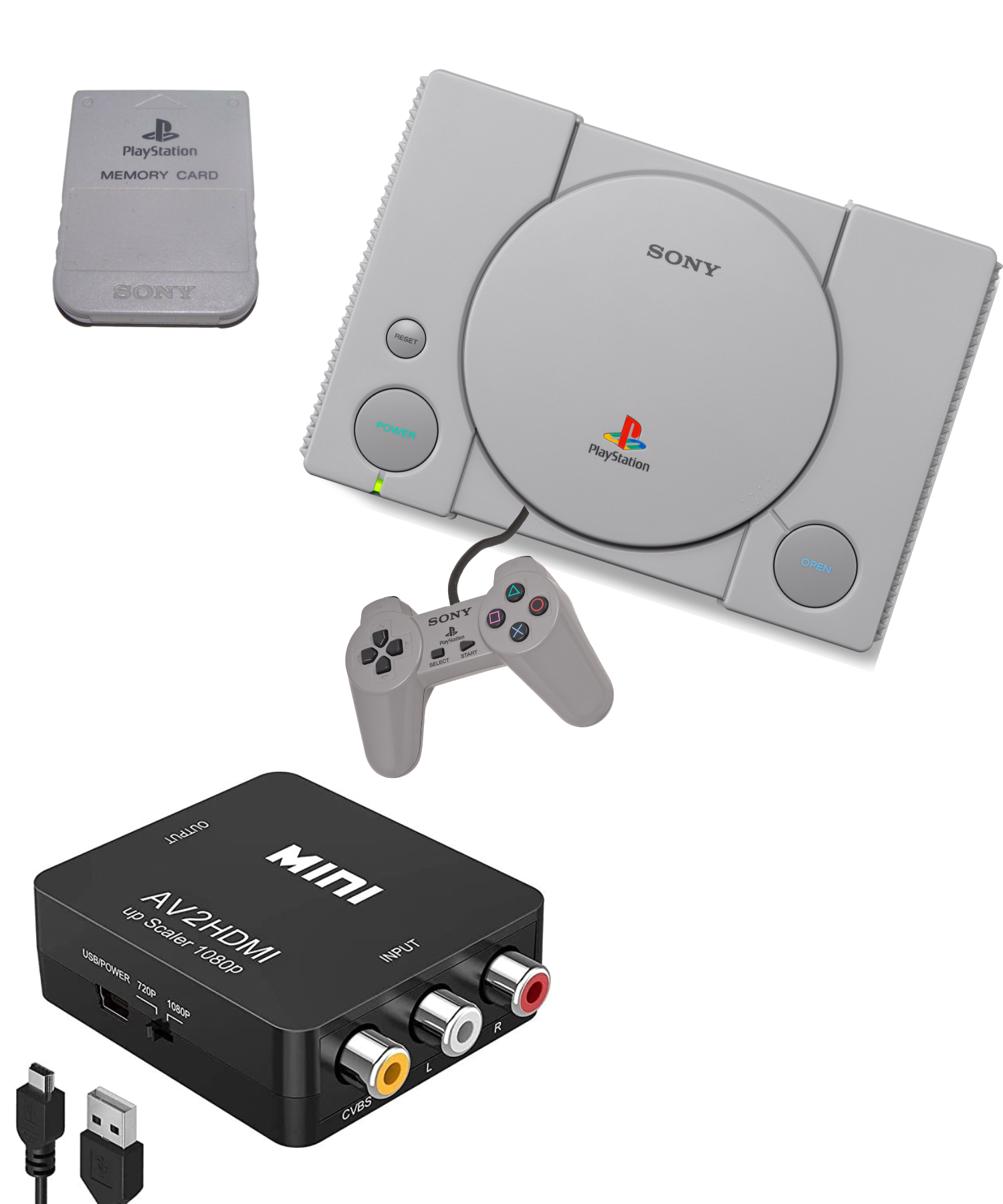 PlayStation 1 Console Pak - Sony PlayStation 1 (PS1)