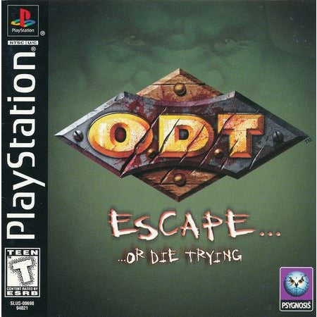 ODT Escape or Die Trying - Sony PlayStation 1 (PS1)