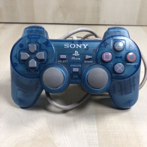 Sony PlayStation PSOne Ocean Blue Controller