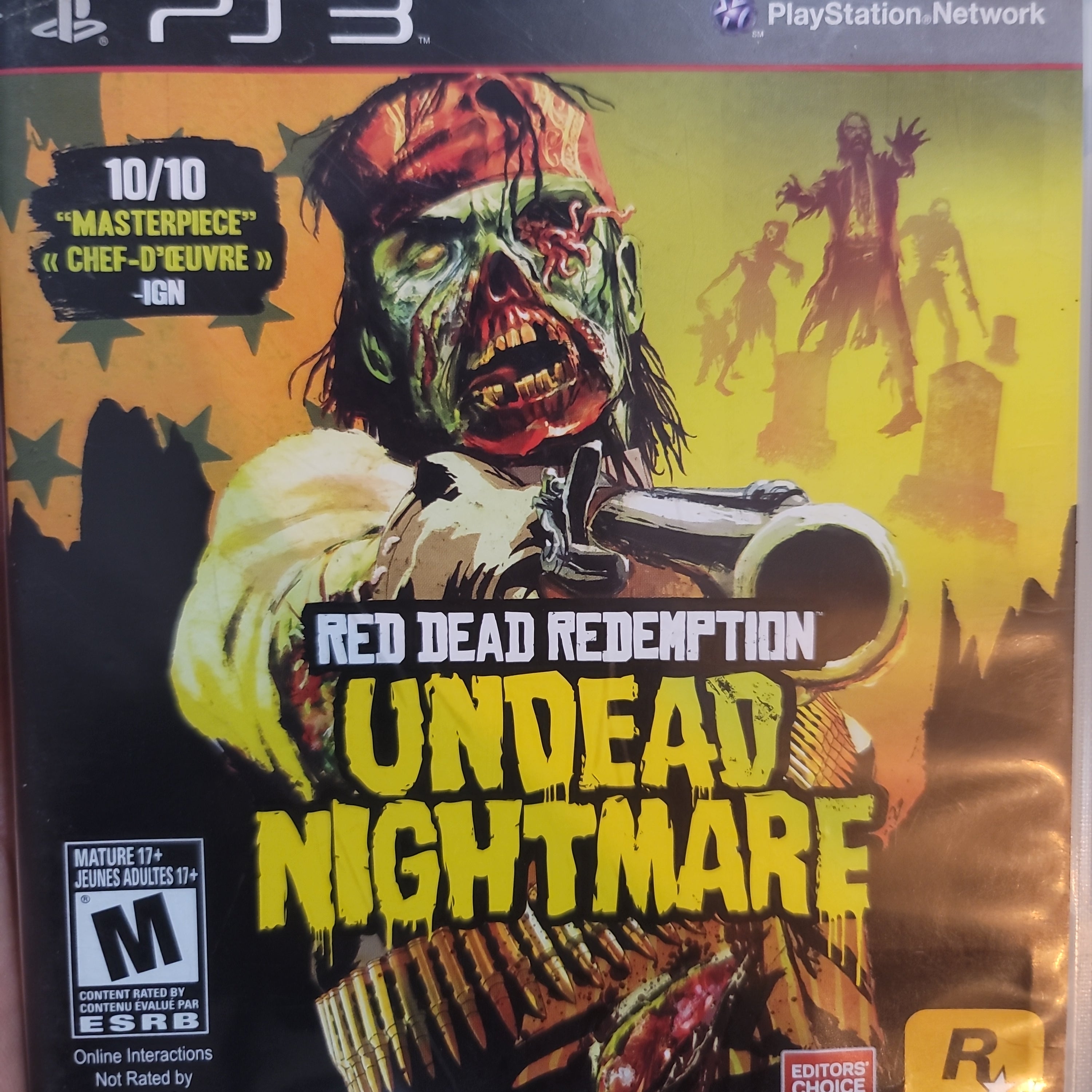 Red dead redemption sales undead nightmare ps3