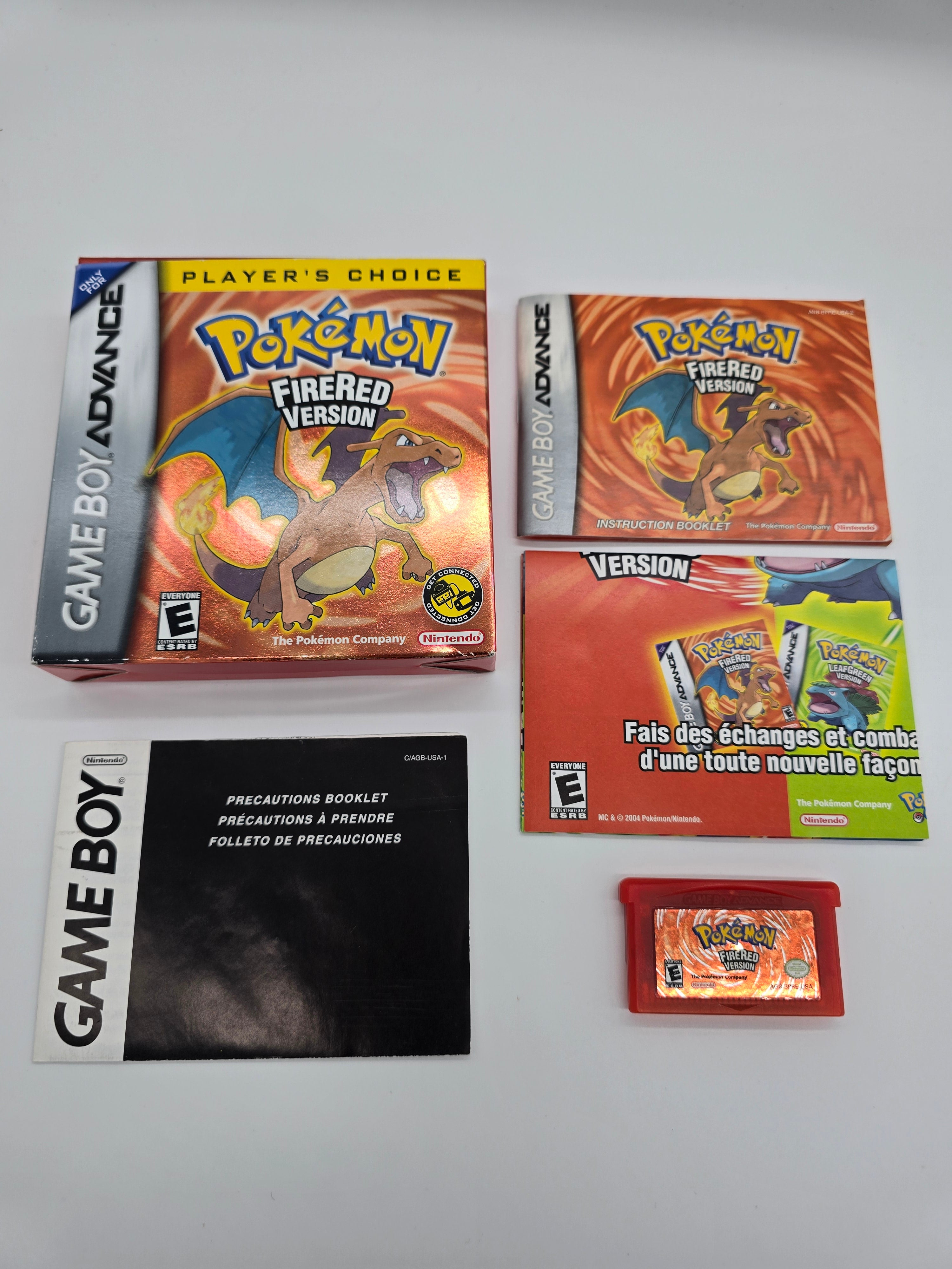 Pokemon Fire Red - Nintendo Game Boy Advance