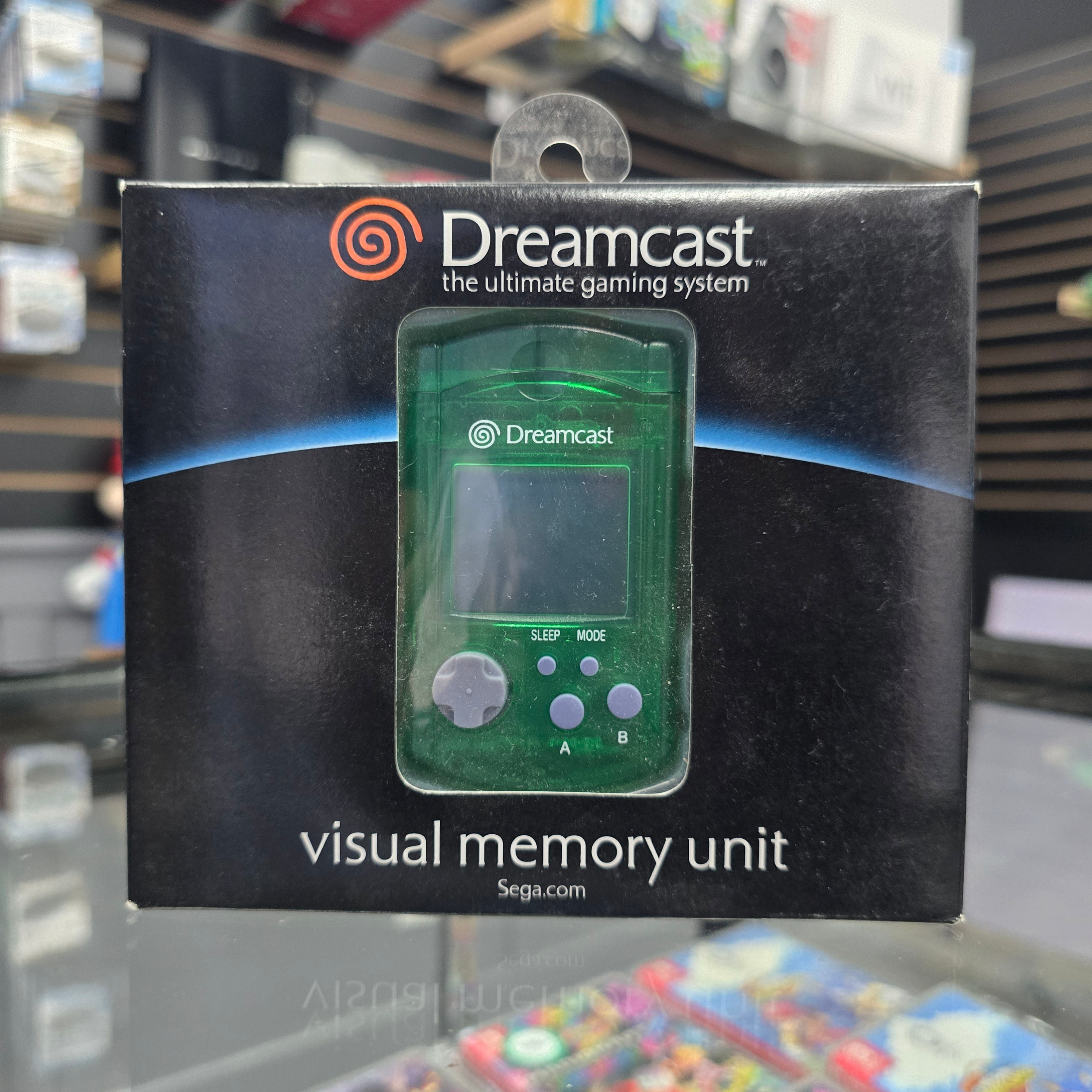 Sega Dreamcast Green Visual Memory Unit VMU Memory Card