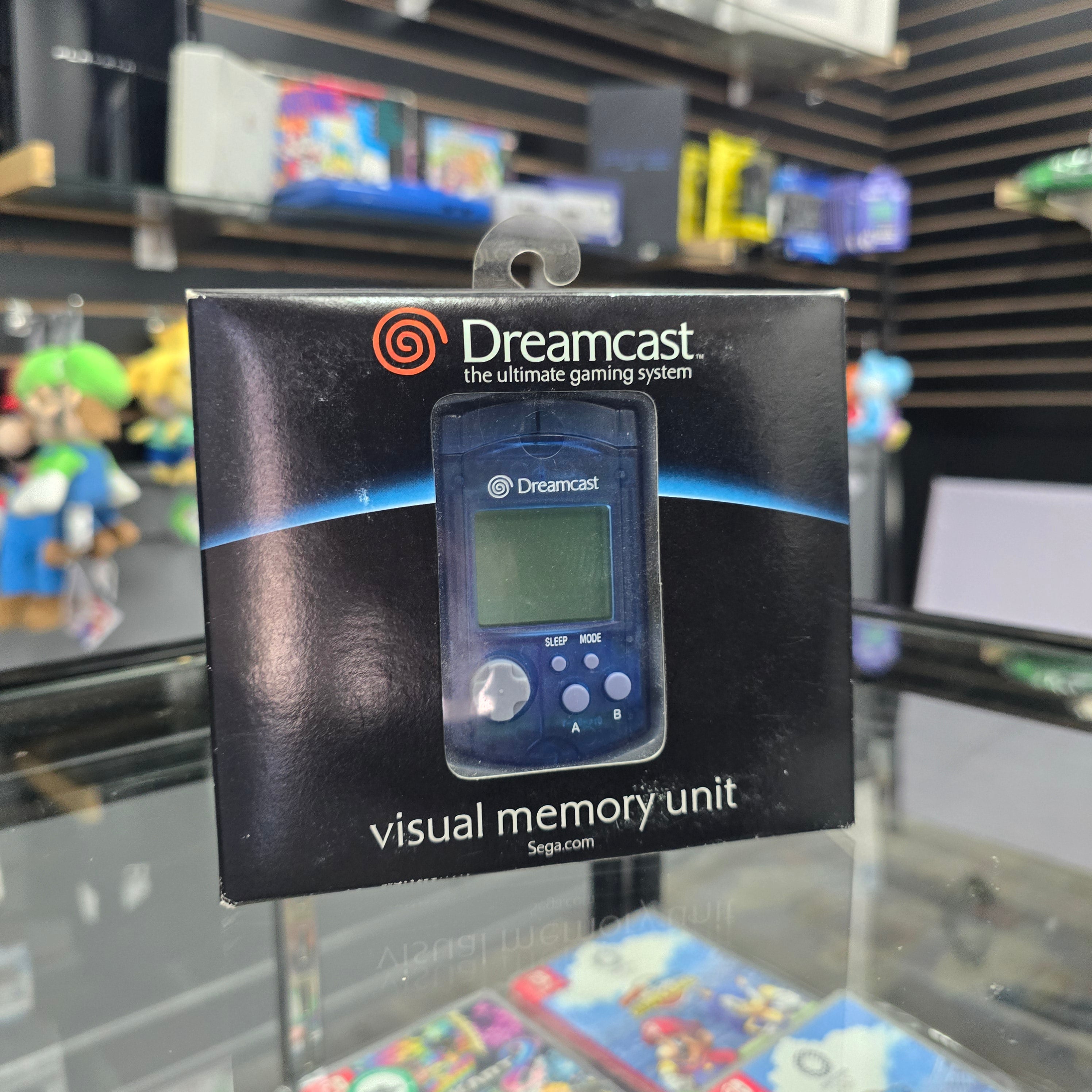 Sega Dreamcast Blue Visual Memory Unit VMU Memory Card