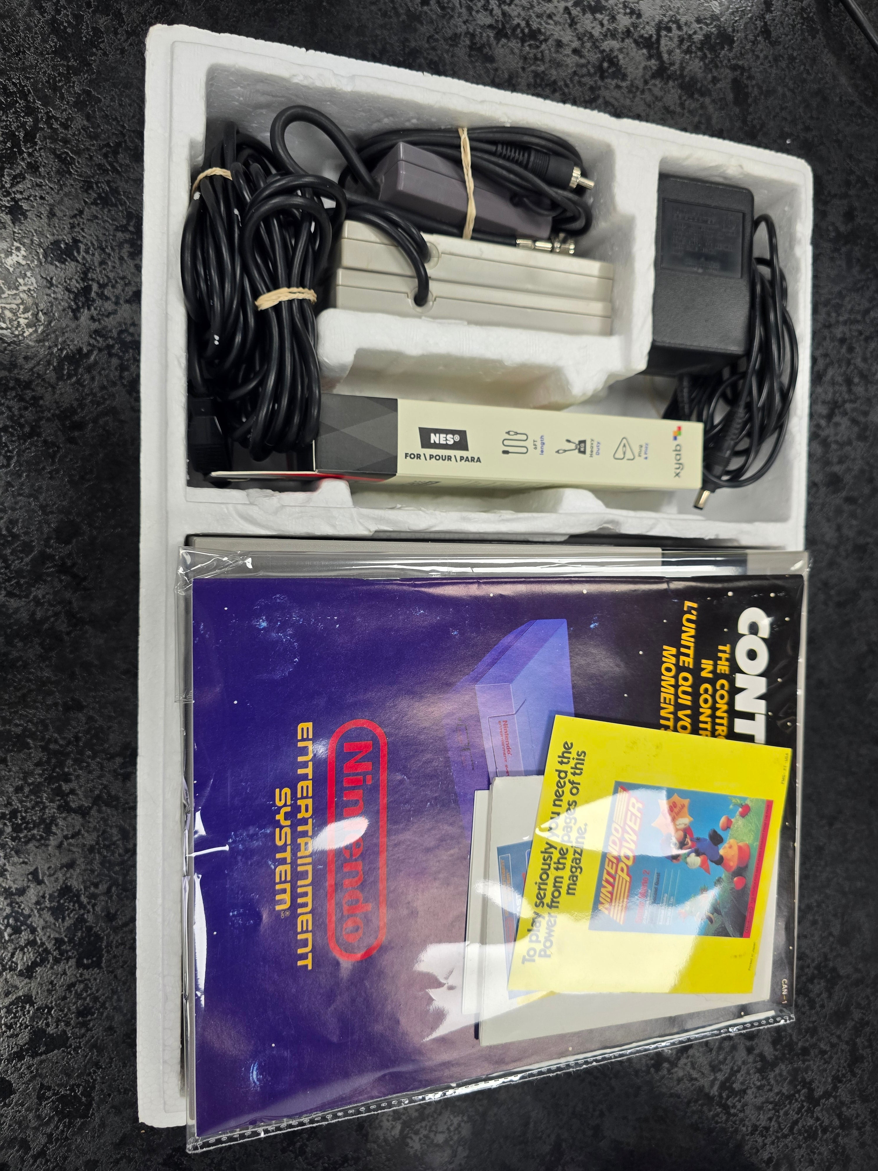 CIB Nintendo NES Control Deck - Console Bundle