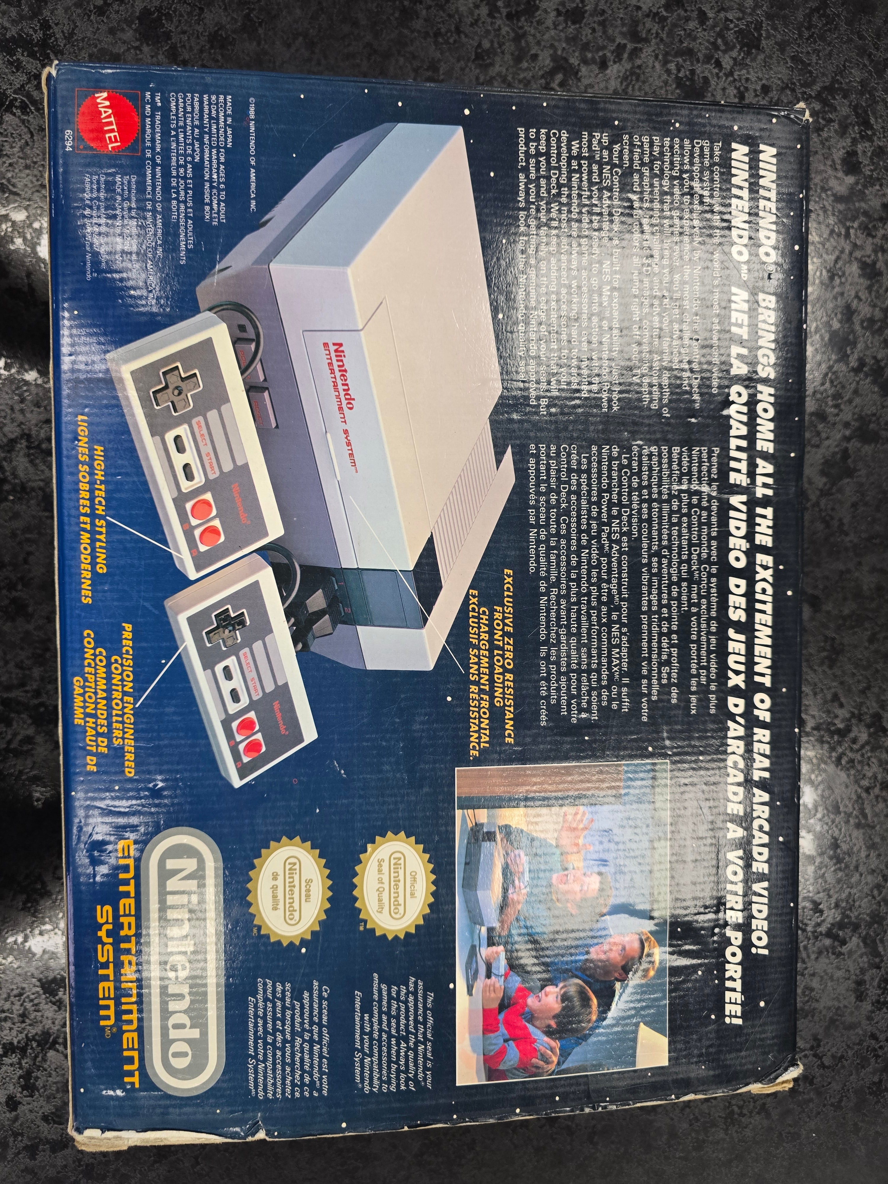 CIB Nintendo NES Control Deck - Console Bundle