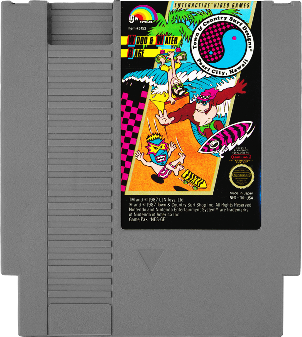 Town & Country Surf Designs Wood and Water Rage - Nintendo NES