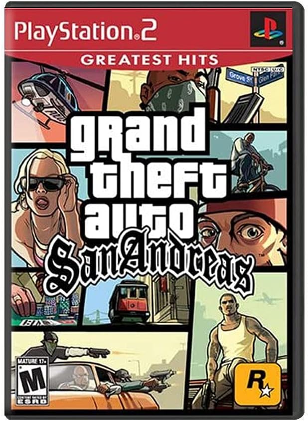 Grand Theft Auto GTA San Andreas - Sony PlayStation 2 (PS2)