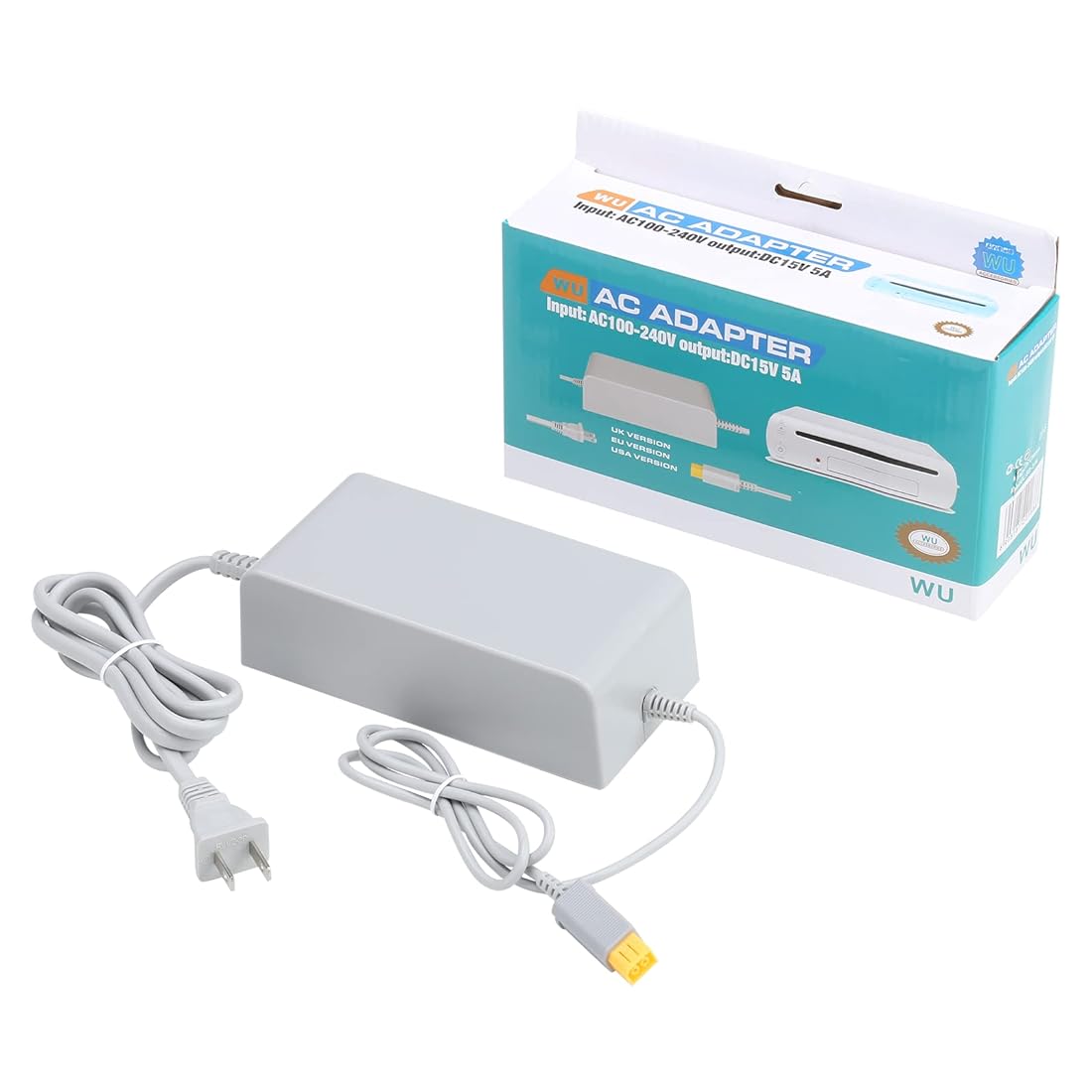 Nintendo Wii U Replacement Power Supply / Ac Adapter