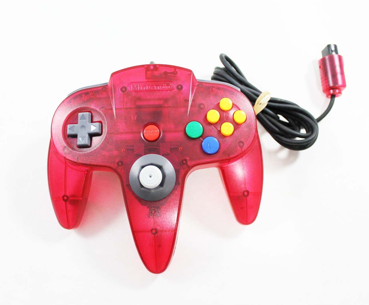 Nintendo N64 Clear Red Controller (NUS-005)