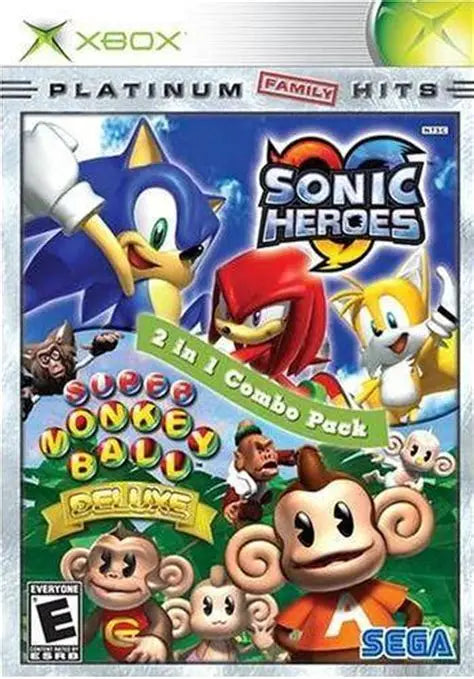 Sonic Mega Collection Plus and Super Monkey Ball Deluxe - Microsoft Xbox