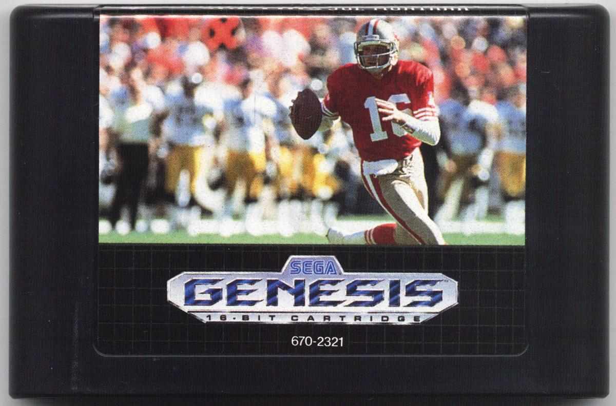 Sports Talk Football '93 Starring Joe Montana - Sega Genesis