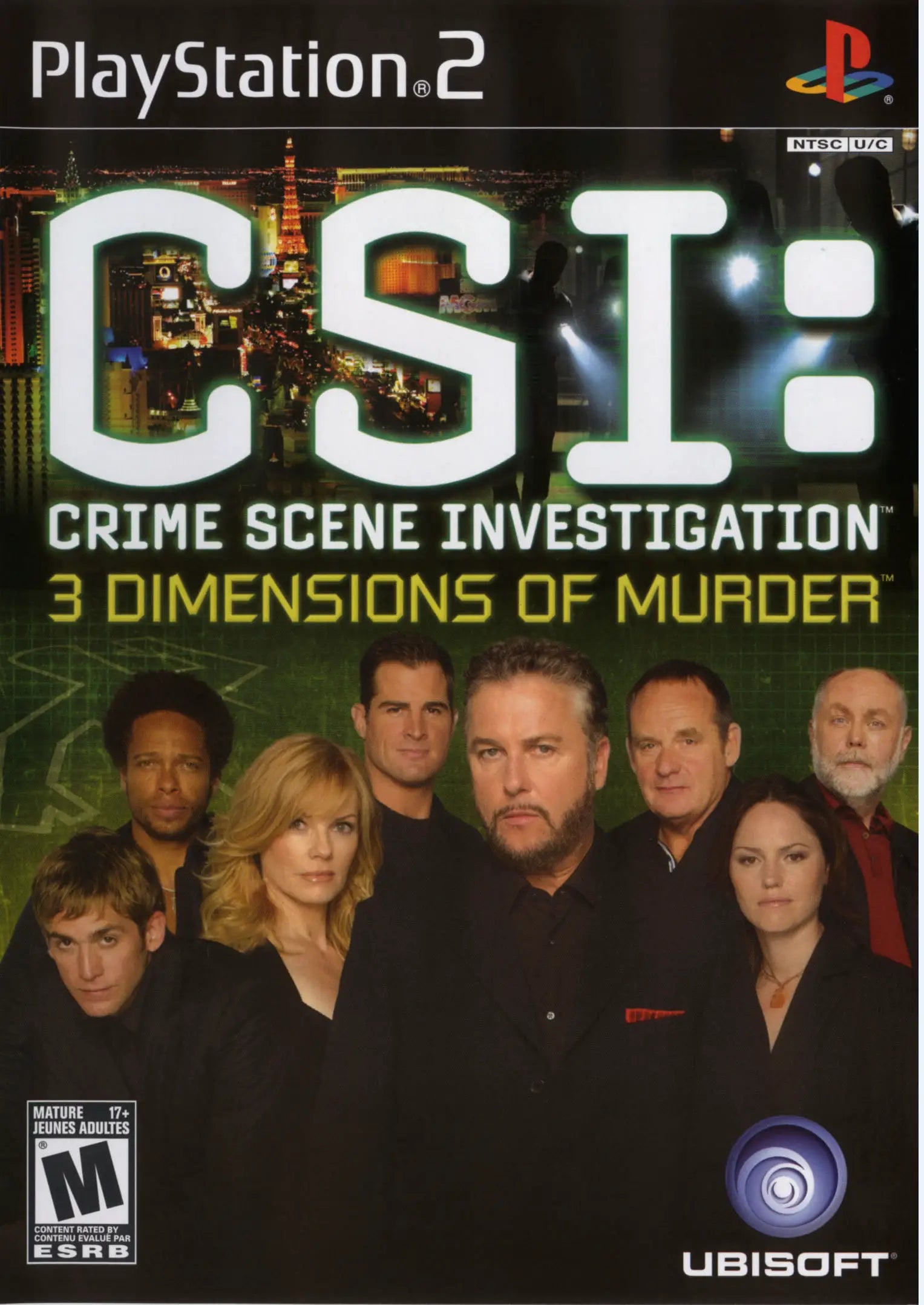 CSI 3 Dimensions of Murder - Sony PlayStation 2 (PS2)