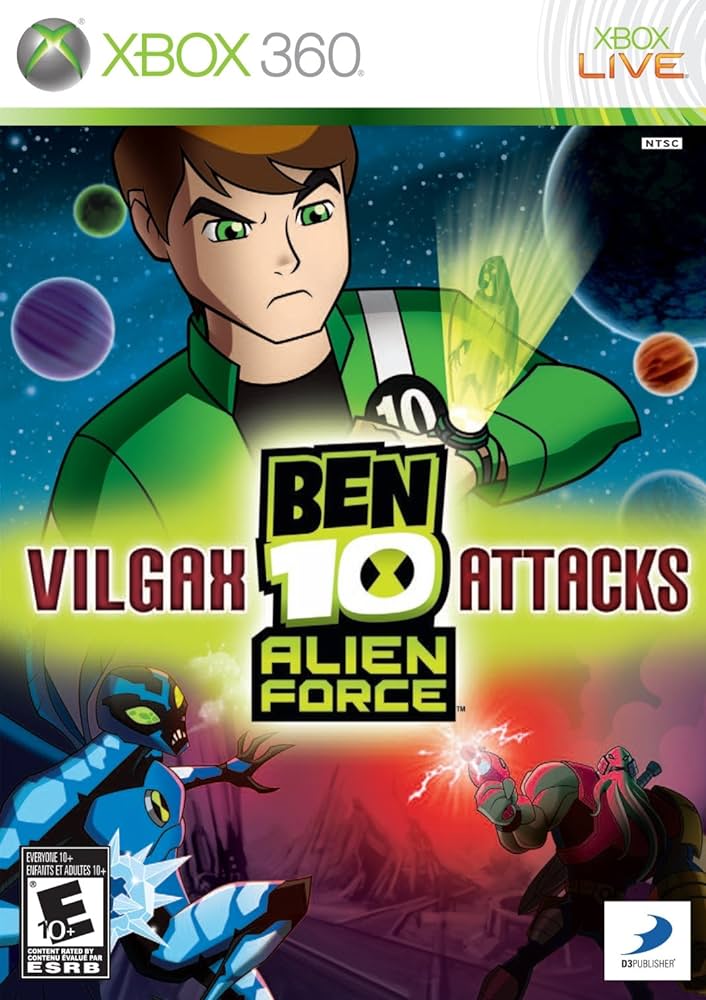 Ben 10 Alien Force Vilgax Attacks - Microsoft Xbox 360