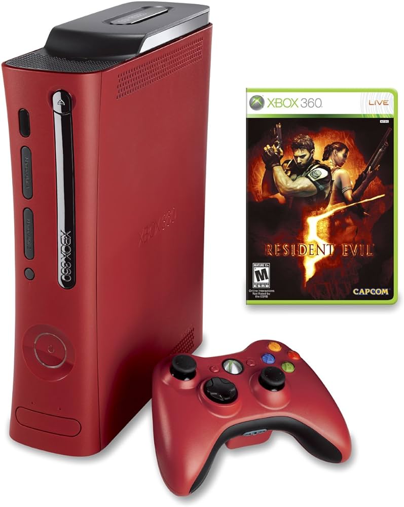 Microsoft Xbox 360 Resident Evil Elite Red Console Bundle