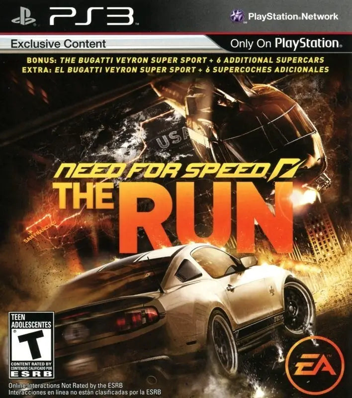 Need For Speed The Run - Sony PlayStation 3 (PS3)