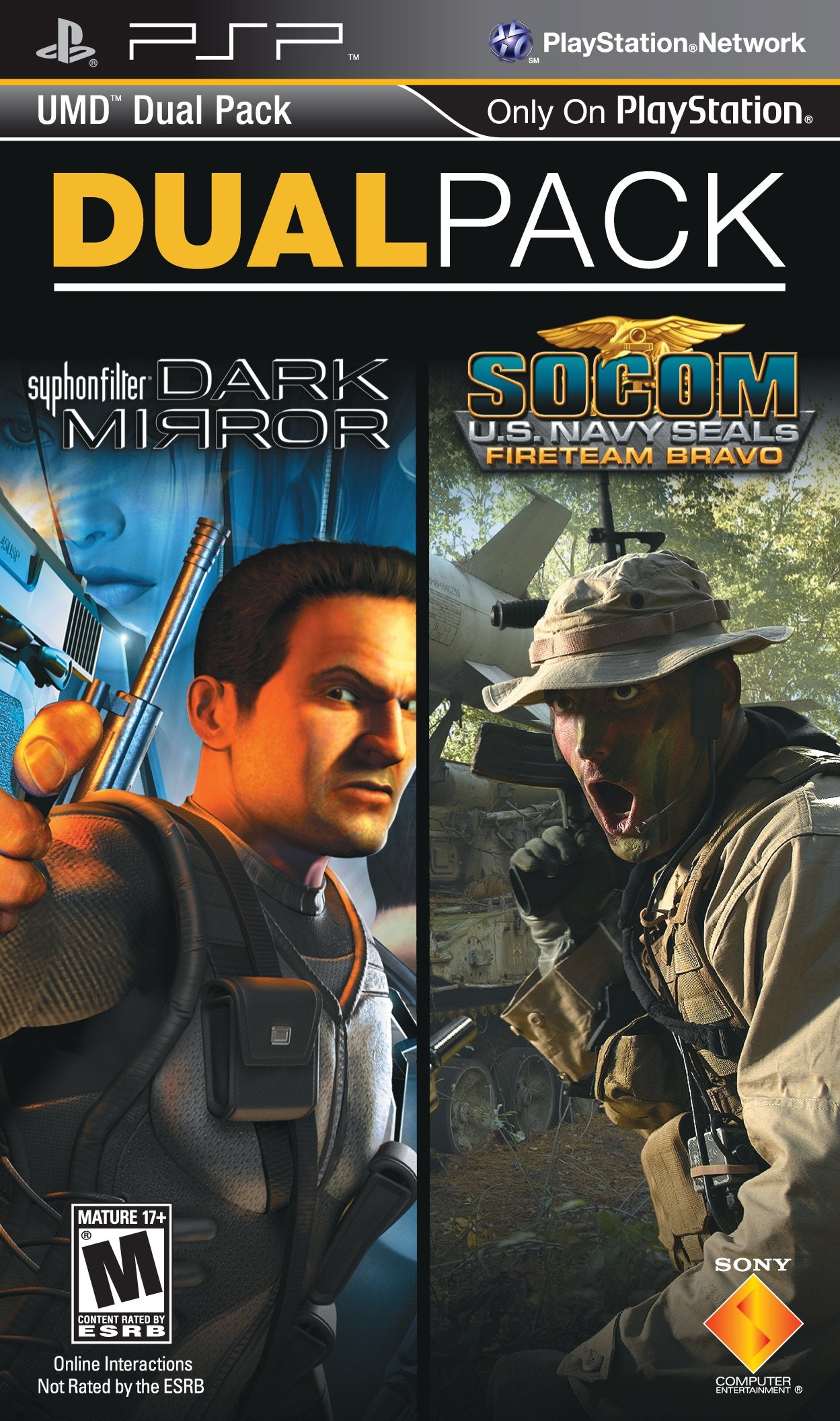 Syphon Filter: Dark Mirror & SOCOM Fireteam Bravo [Dual Pack] - Sony PSP