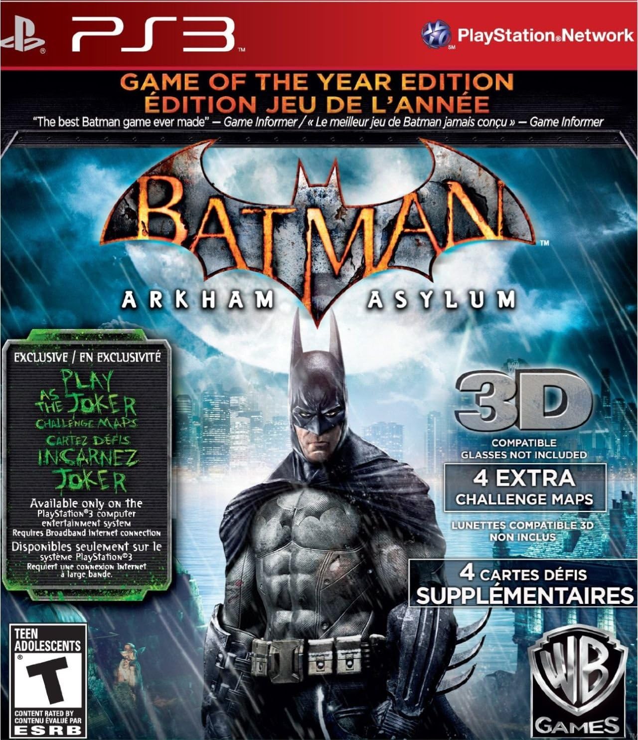 Batman Arkham Asylum: Game of the Year - Sony PlayStation 3 (PS3)