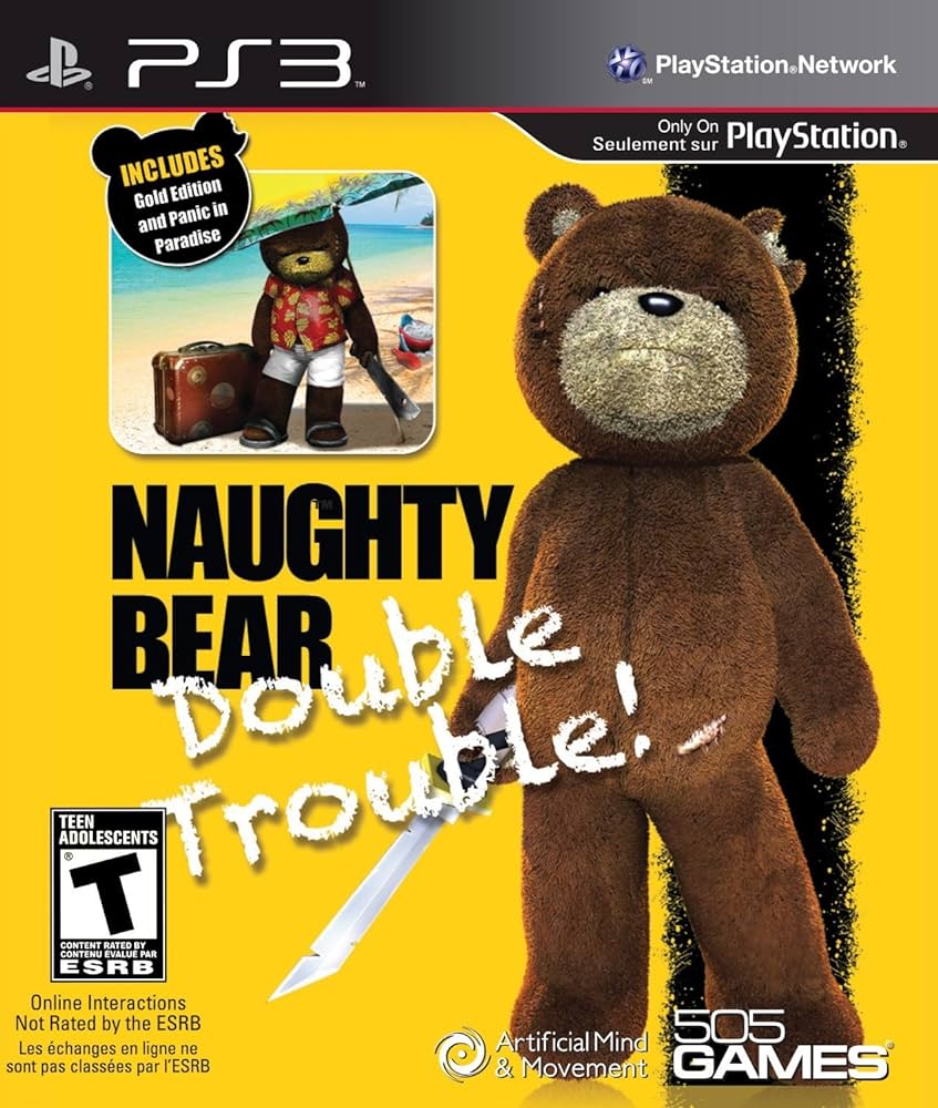 Naughty Bear Double Trouble - Sony PlayStation 3 (PS3)