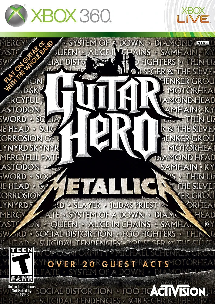 Guitar Hero Metallica - Microsoft Xbox 360