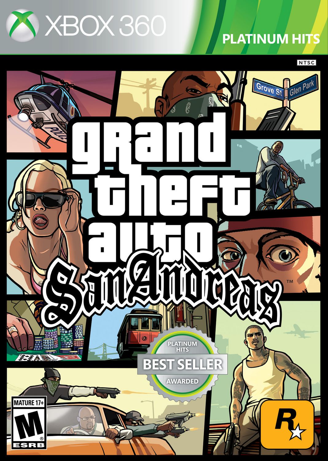 Grand Theft Auto GTA San Andreas - Microsoft Xbox 360