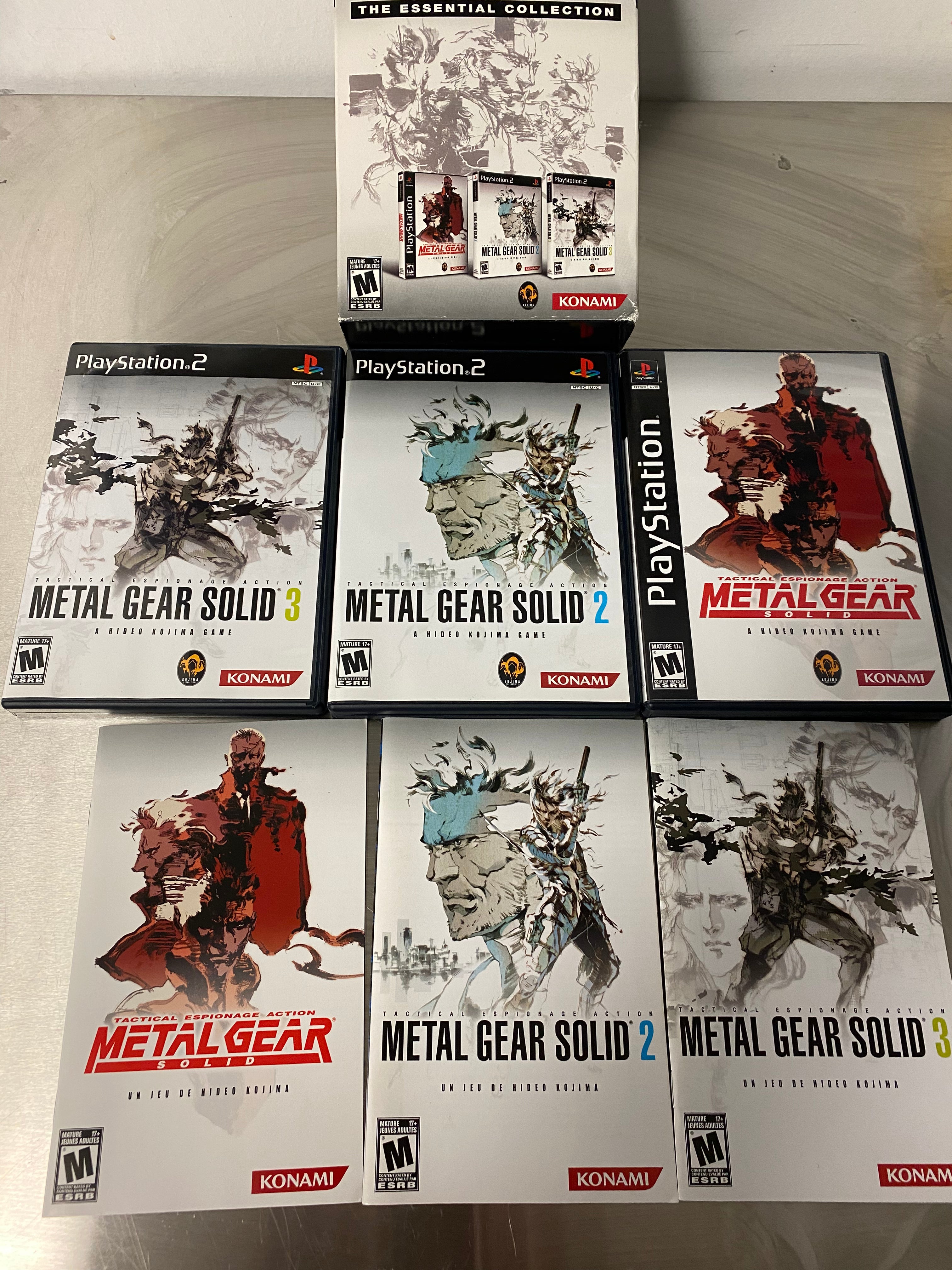 Metal Gear Solid Essential Collection - Sony PlayStation 2 (PS2)