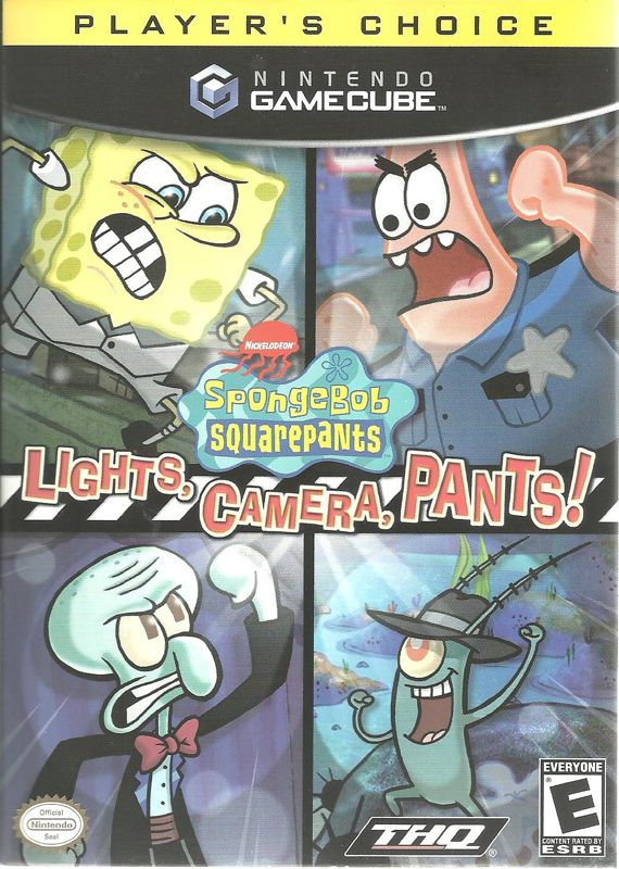 SpongeBob SquarePants Lights Camera Pants - Nintendo GameCube