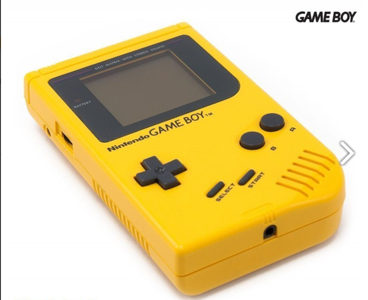 Nintendo factory Game Boy DMG in Yellow