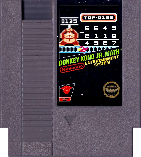 Donkey Kong Jr Math - Nintendo NES