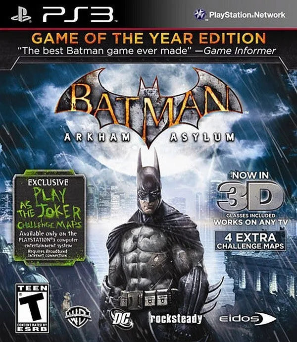 Batman Arkham Asylum: Game of the Year - Sony PlayStation 3 (PS3)