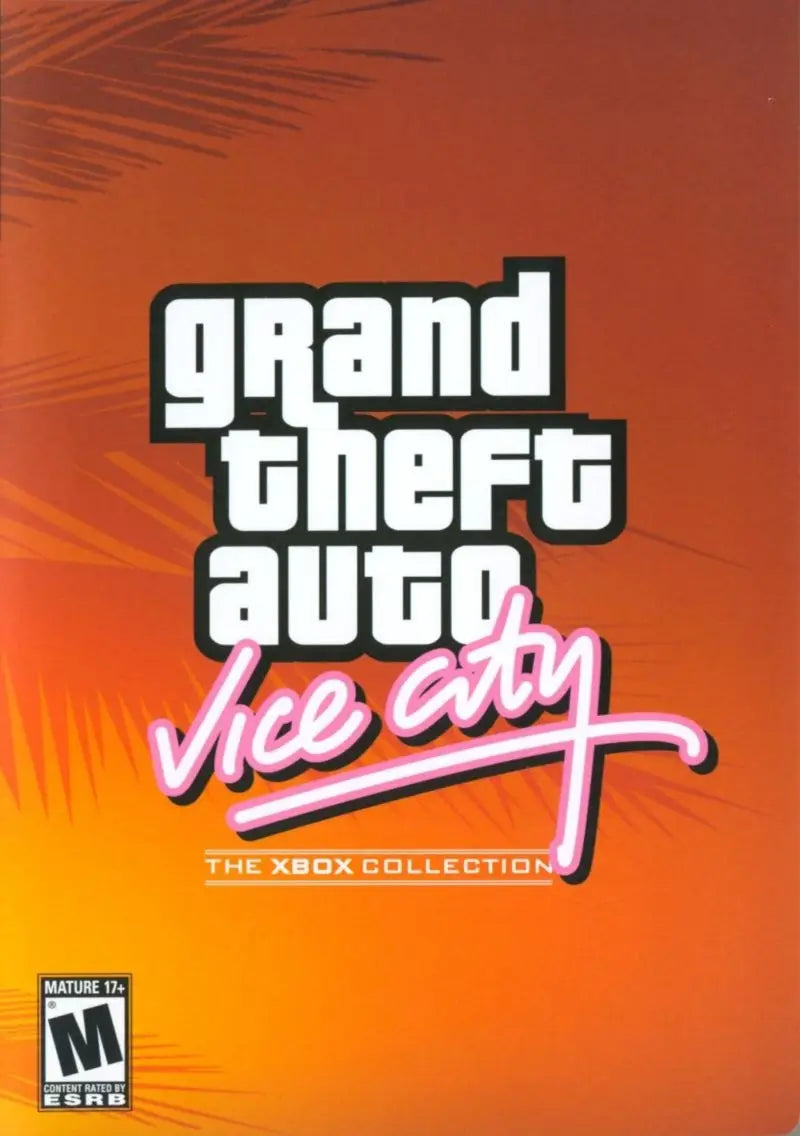 Grand Theft Auto GTA Vice City - Microsoft Xbox