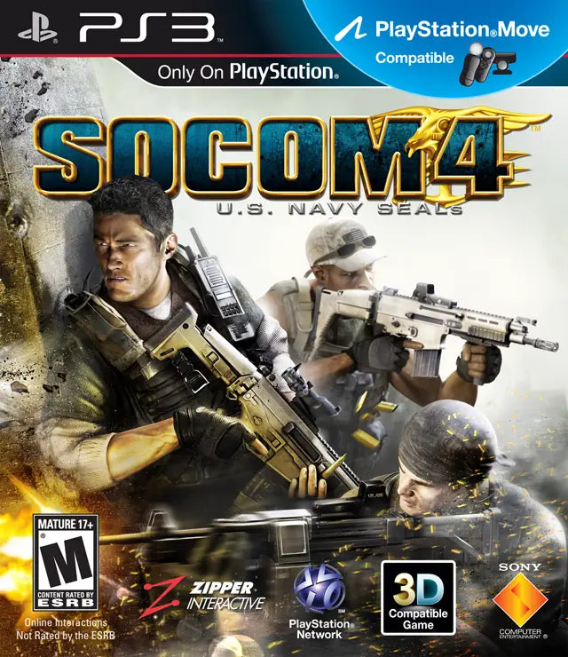 SOCOM 4 U.S. Navy SEALs - Sony PlayStation 3 (PS3)