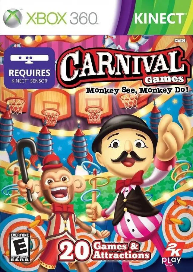 Carnival Games Monkey See, Monkey Do - Microsoft Xbox 360