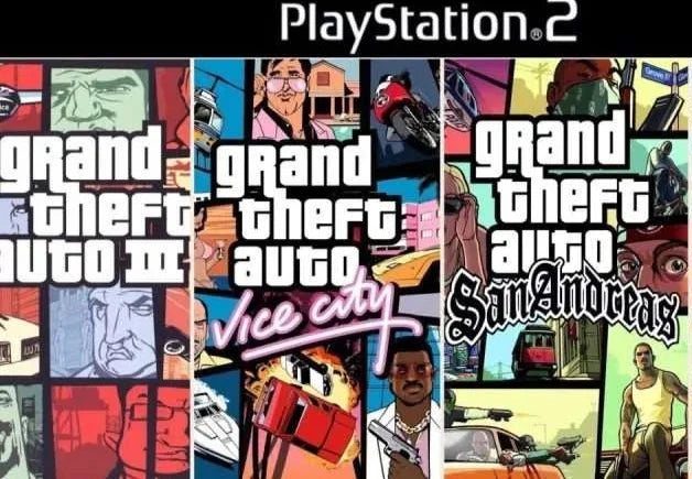 Grand Theft Auto GTA Trilogy - Sony PlayStation 2 (PS2)