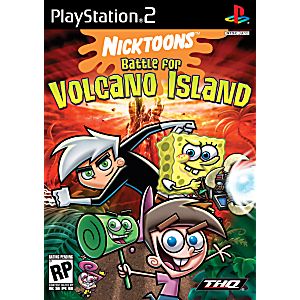 Nicktoons Battle for Volcano Island - Sony PlayStation 2 (PS2)