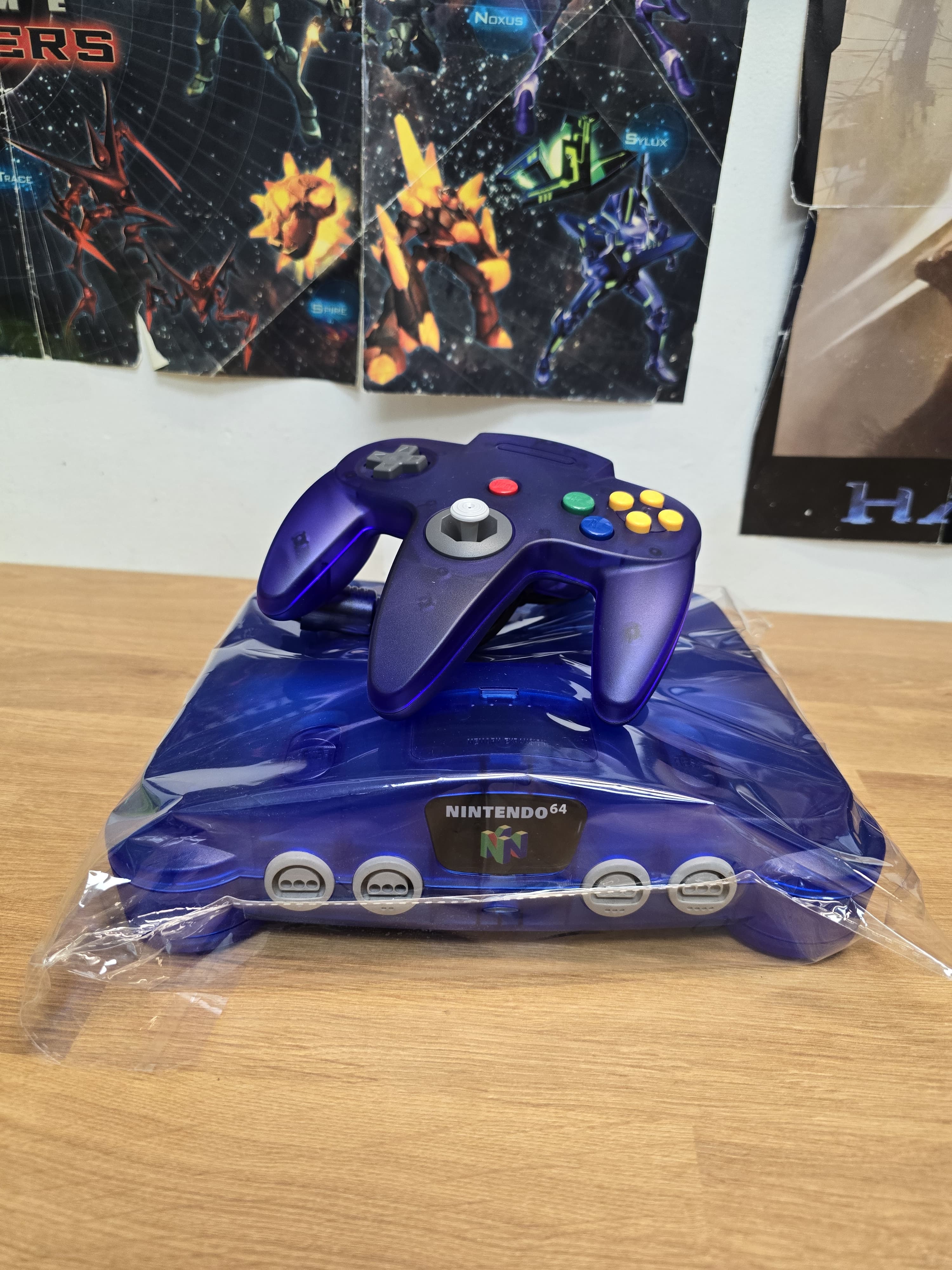 Nintendo N64 Custom Shell Console Bundle (3rd Party Controller)