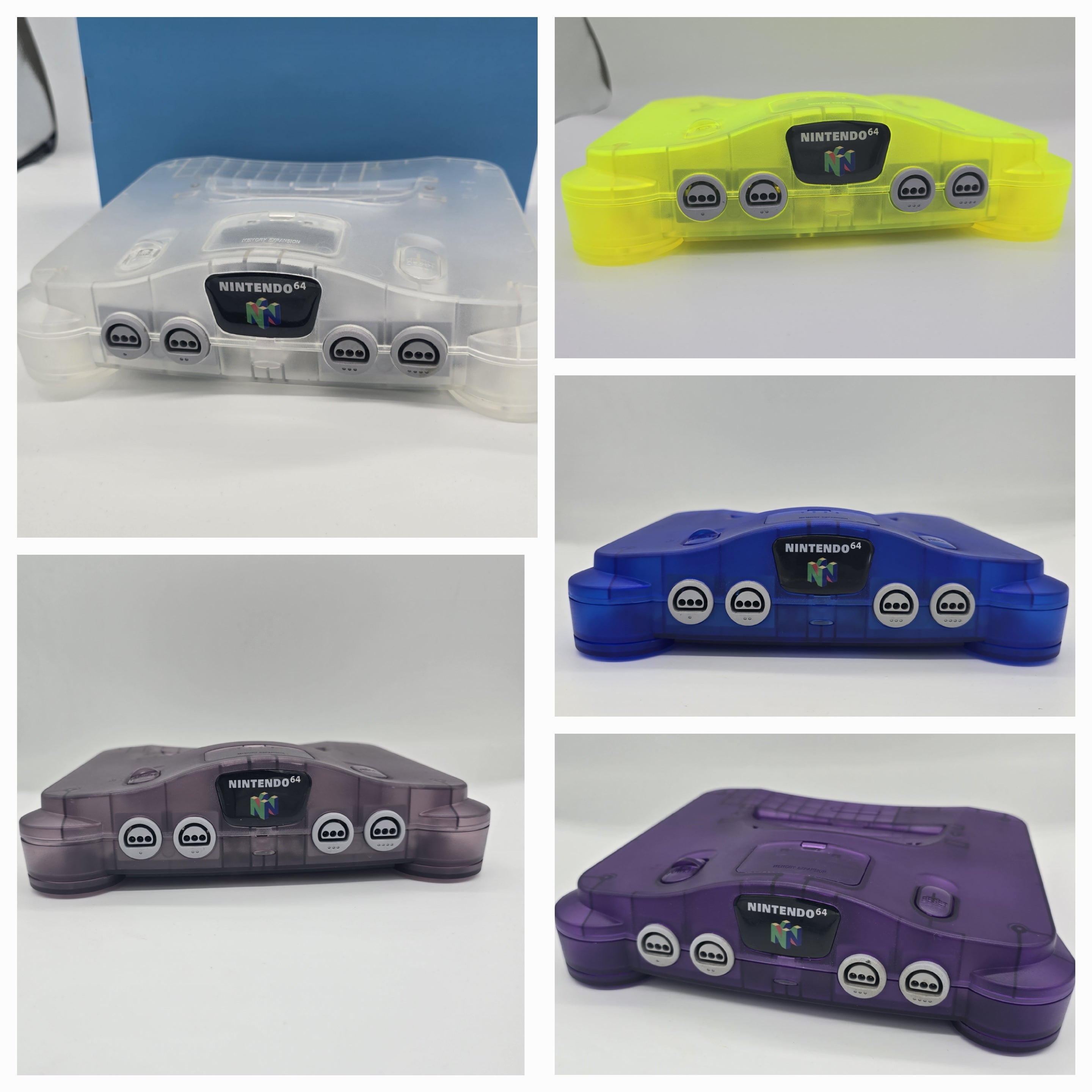 Nintendo N64 Custom Shell Console Bundle (3rd Party Controller)