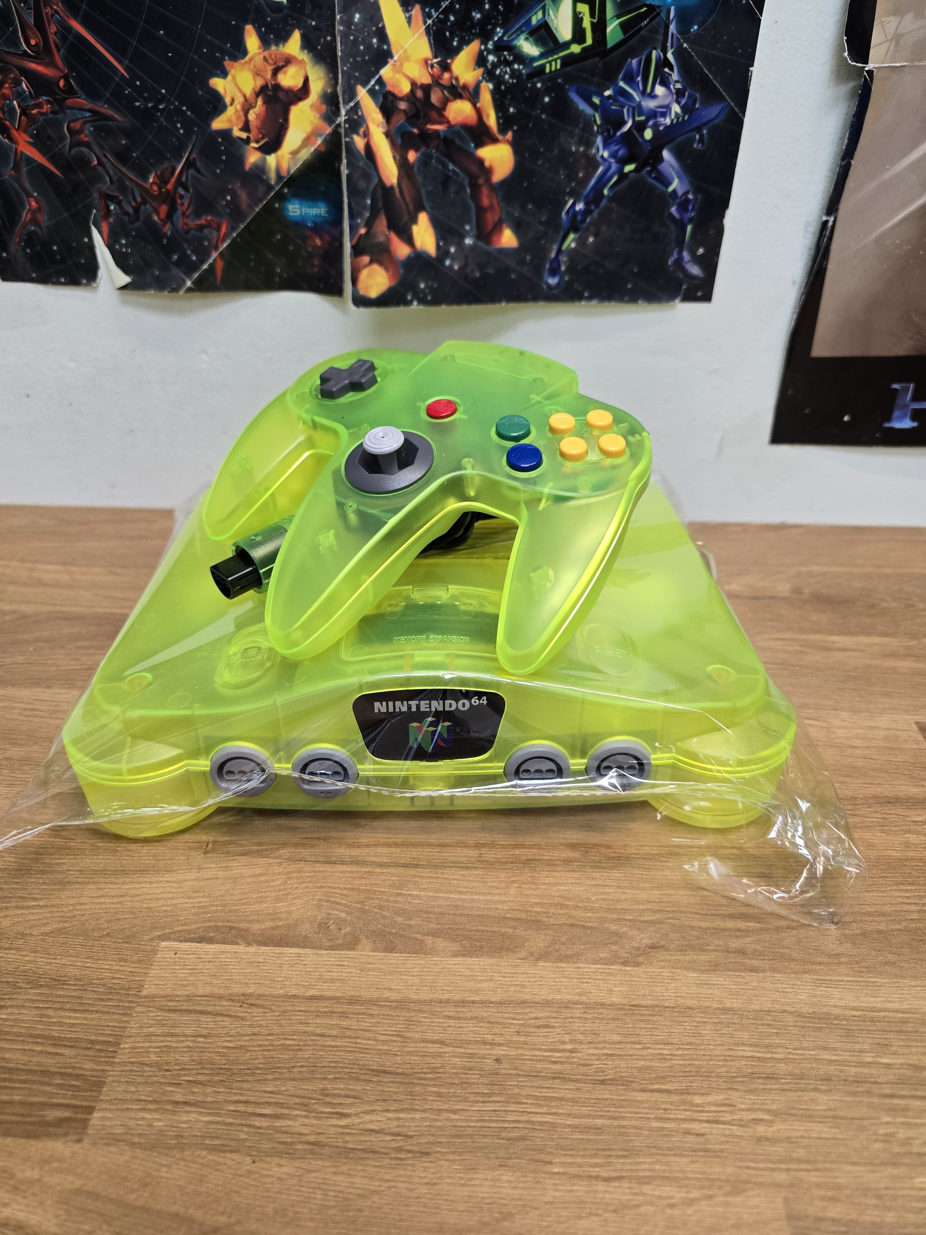 Nintendo N64 Custom Shell Console Bundle (3rd Party Controller)