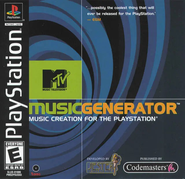 MTV Music Generator - Sony PlayStation 1 (PS1)