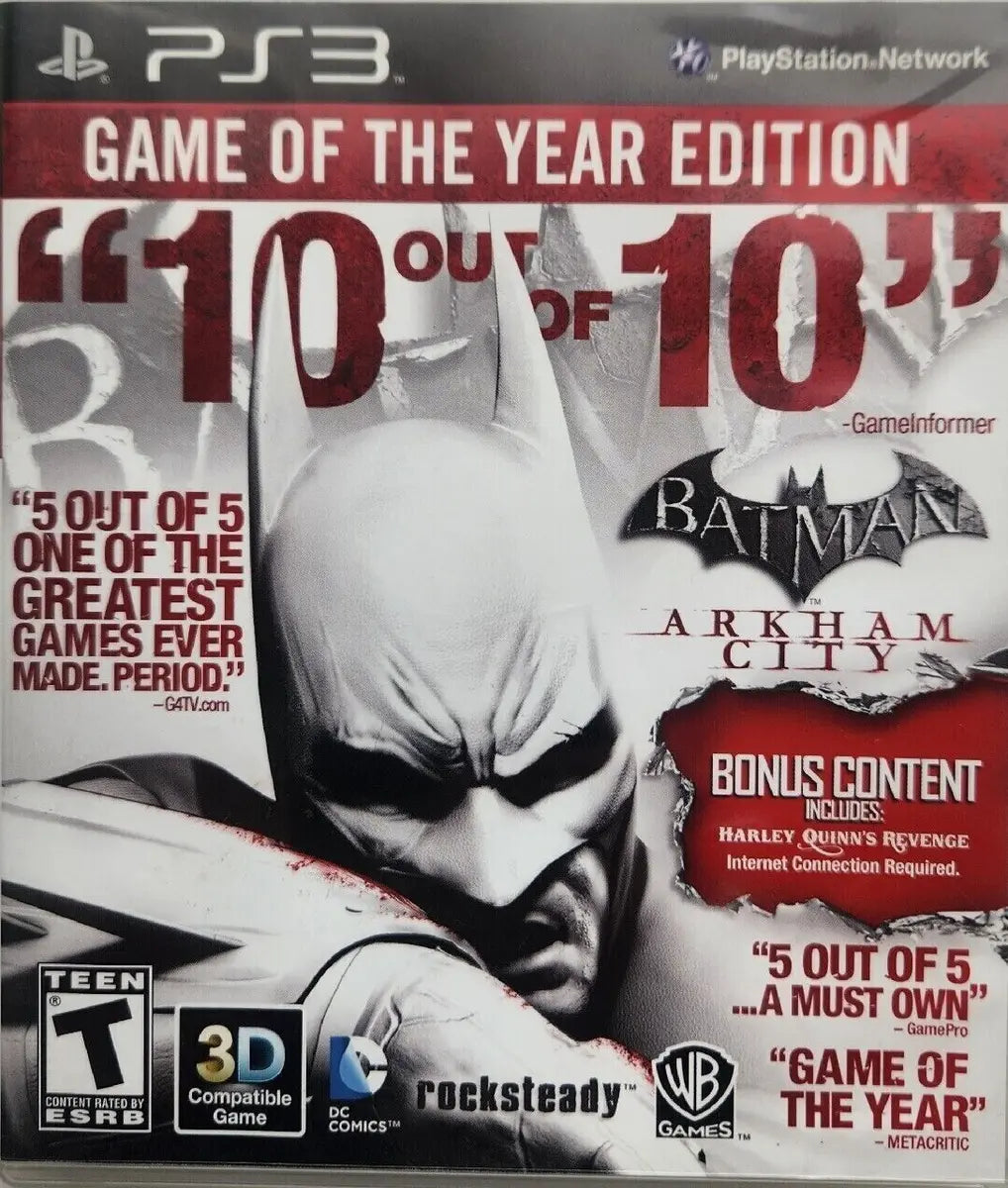 Batman Arkham City for Sony PlayStation 3 (PS3) | TVGC