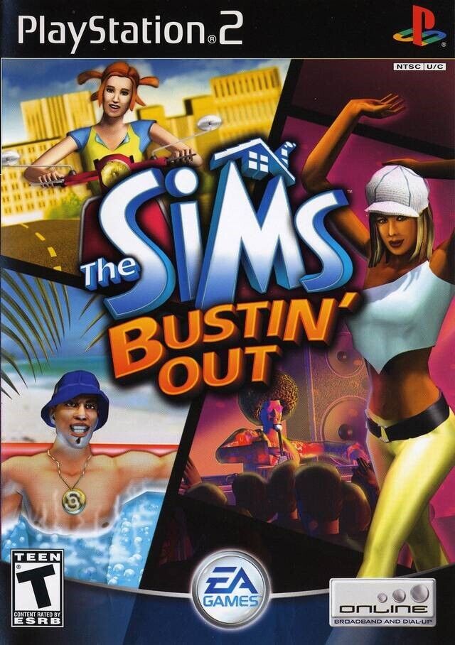 The Sims Bustin Out - Sony PlayStation 2 (PS2)