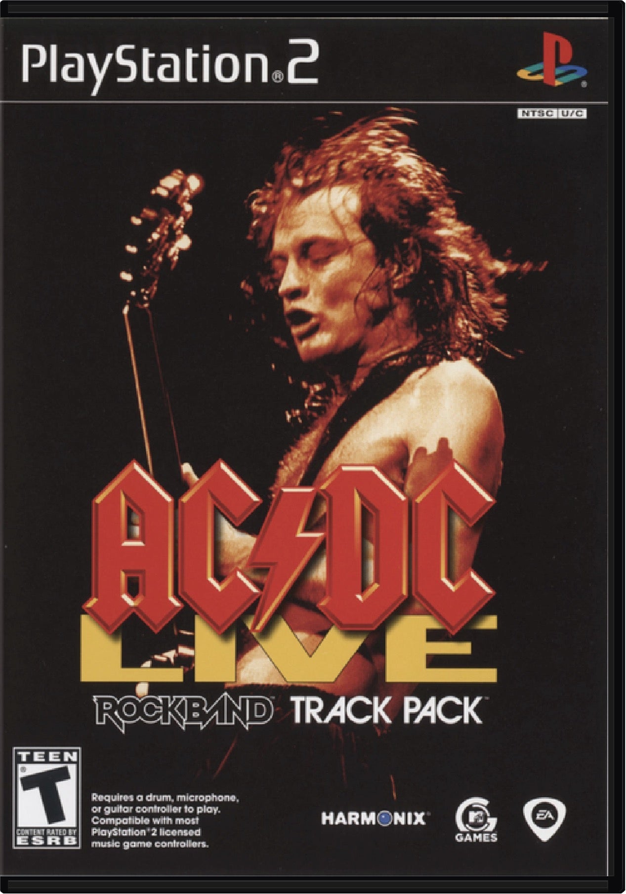 AC/DC Live Rock Band Track Pack Cover Art and Product Photo