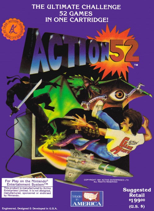 Action 52 Cover Art and Product Photo