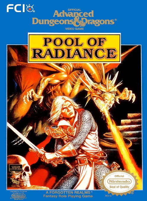 Advanced Dungeons & Dragons Pool of Radiance Cover Art and Product Photo