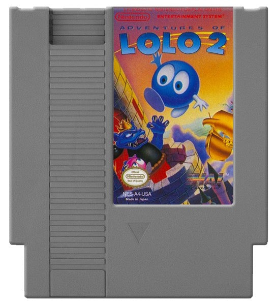 Adventures of Lolo 2 Cover Art and Product Photo