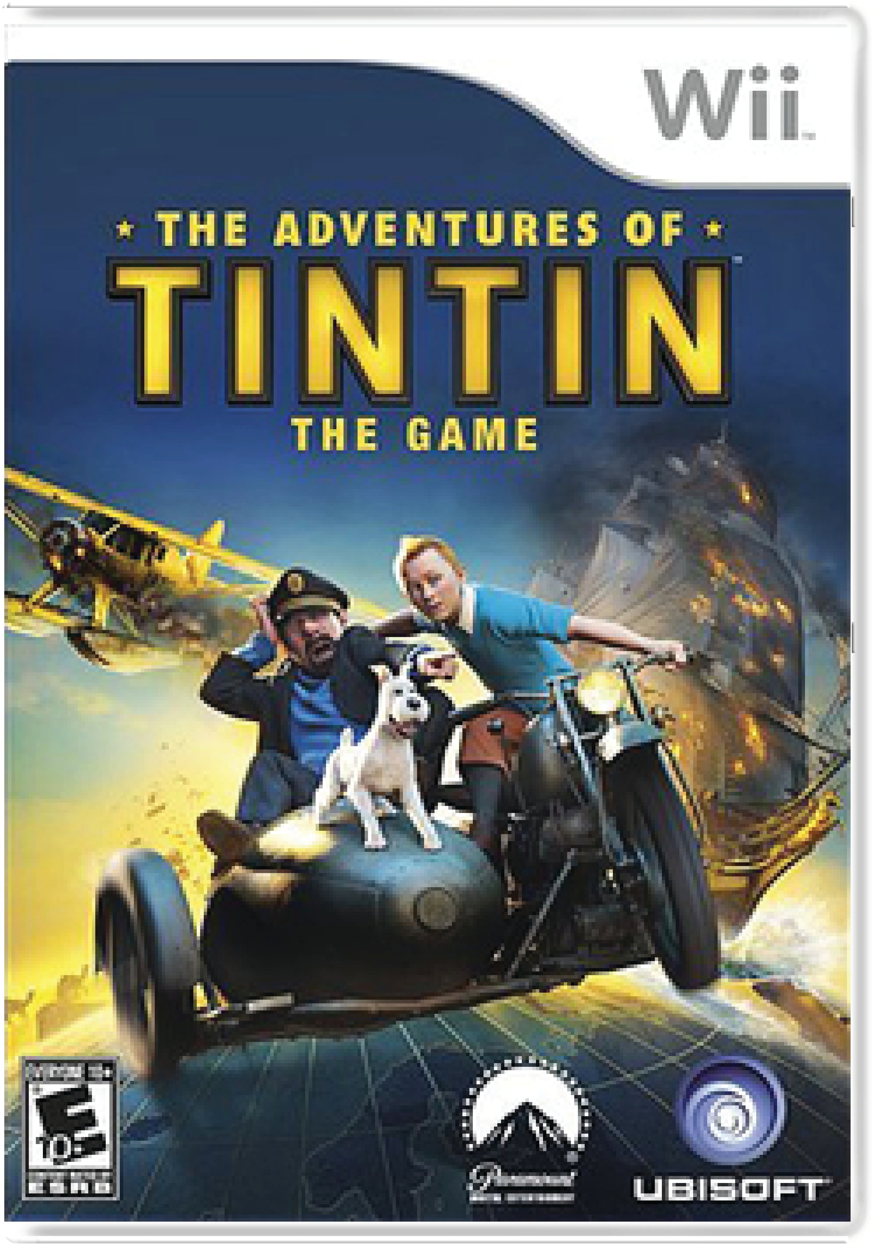 Adventures of Tintin The Game Cover Art